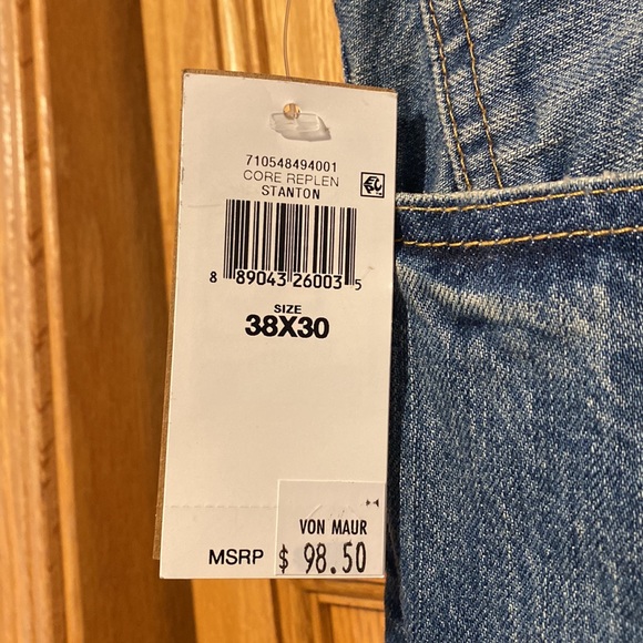 Polo Ralph Lauren The Hampton straight mens denim New jeans size 38x30 - Picture 3 of 9